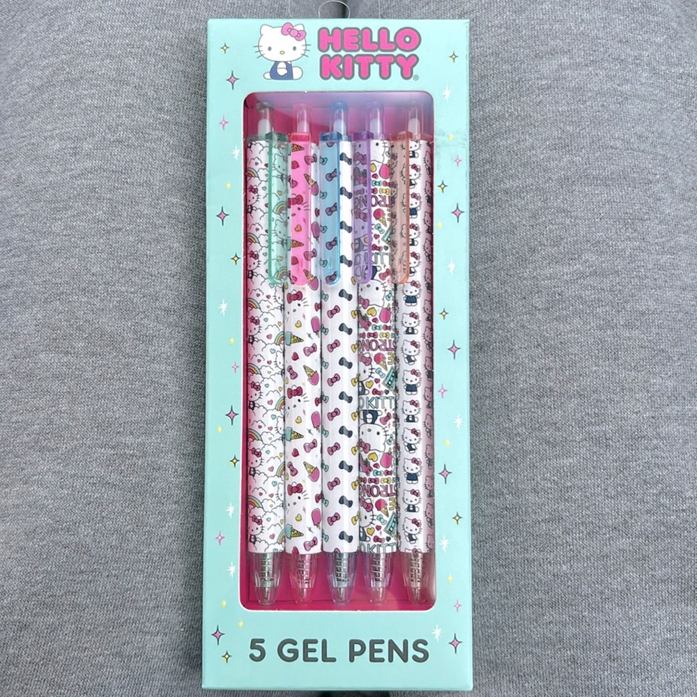 Hello Kitty Sanrio | Gel Pens Set of Five